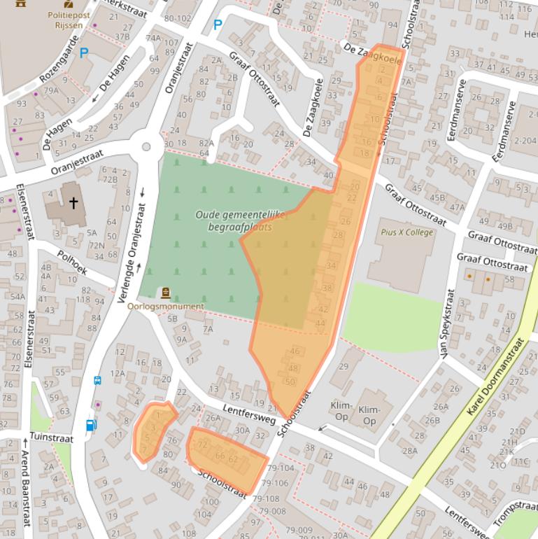 Kaart van postcodegebied 7461EH.