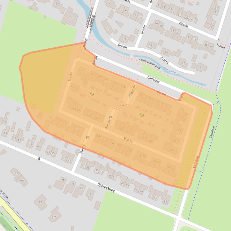 Kaart van postcodegebied 7461SG.