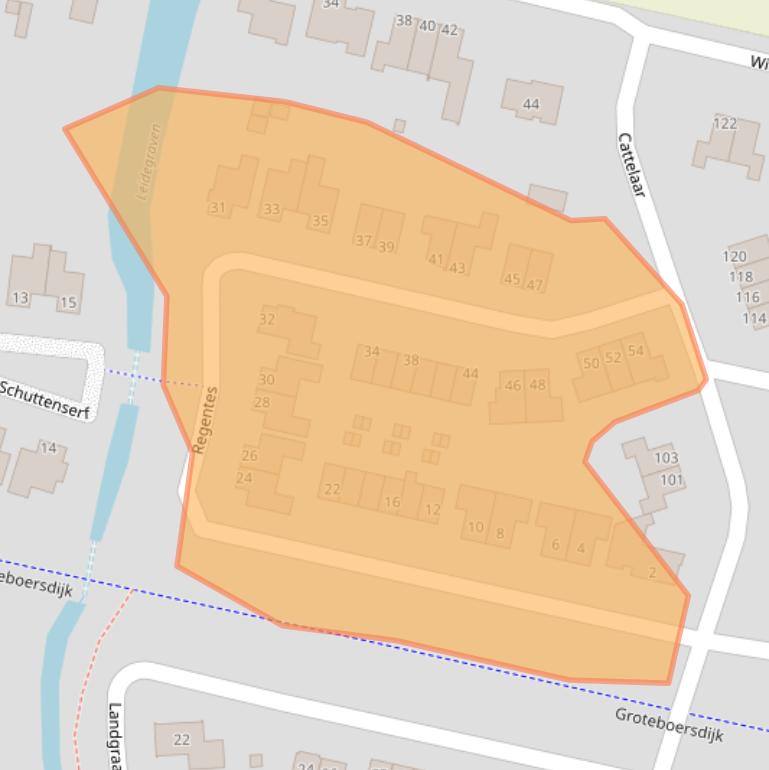 Kaart van postcodegebied 7461SL.