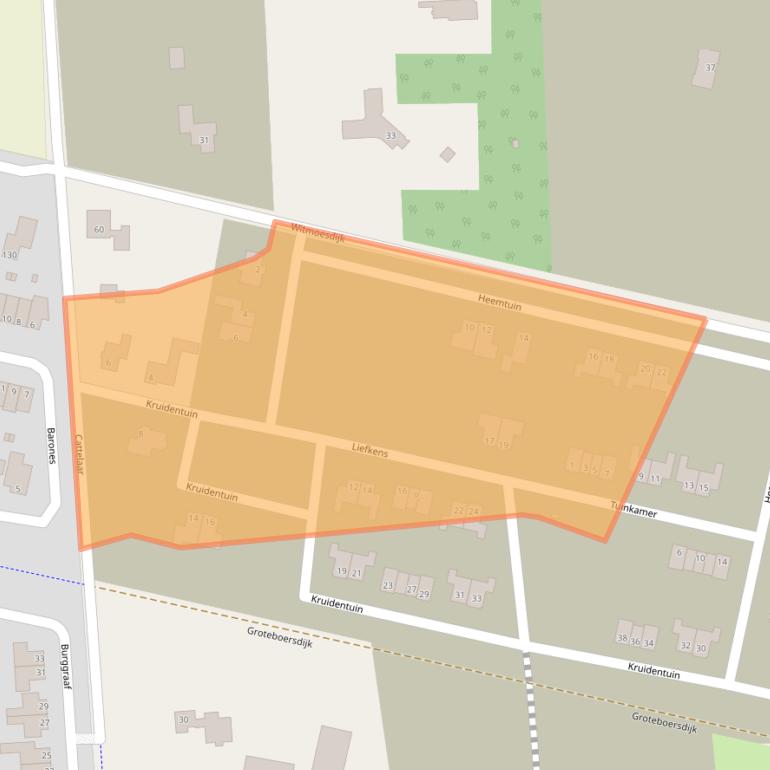 Kaart van postcodegebied 7461SR.