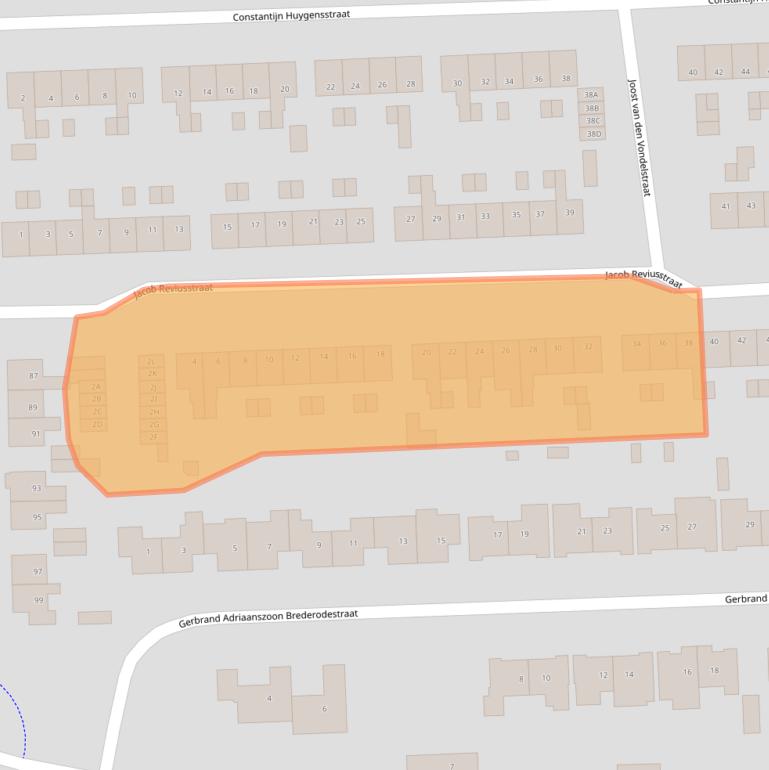Kaart van postcodegebied 7461ZN.