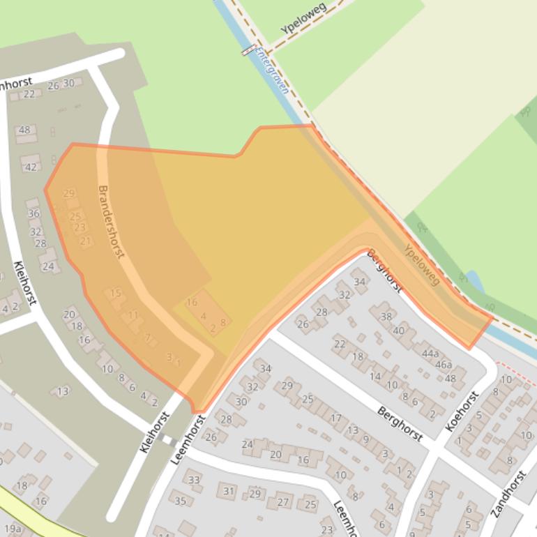 Kaart van postcodegebied 7468KL.