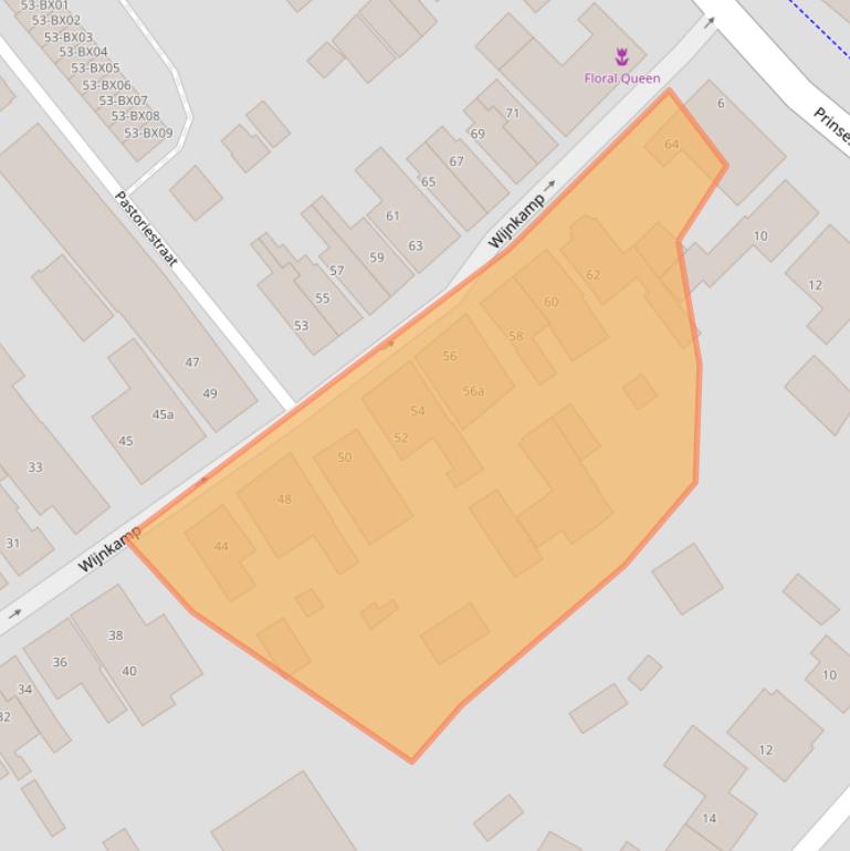 Kaart van postcodegebied 7471CD.