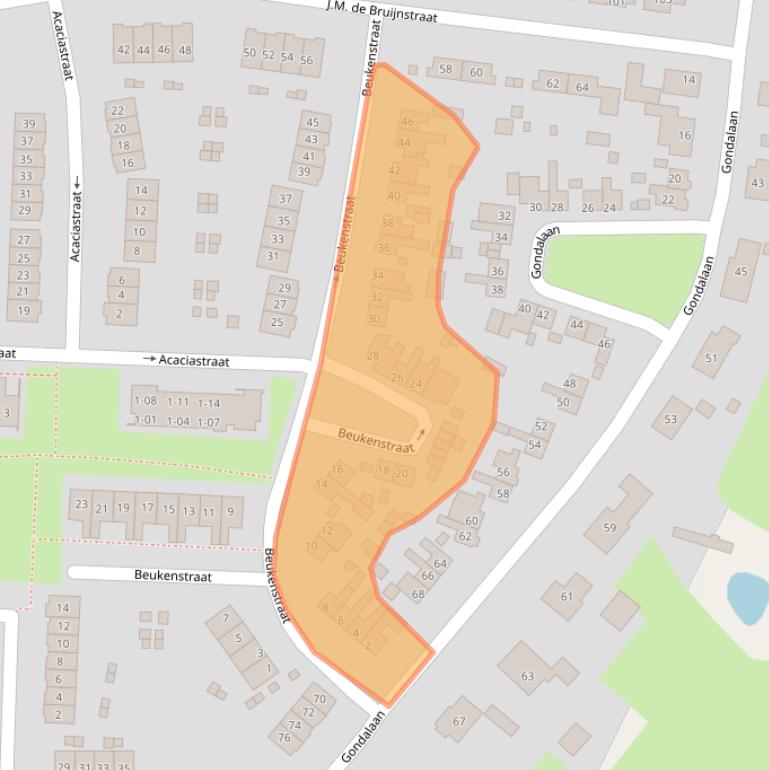 Kaart van postcodegebied 7471WD.