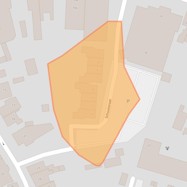 Kaart van postcodegebied 7471WW.