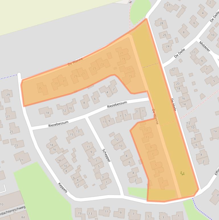 Kaart van postcodegebied 7475GE.