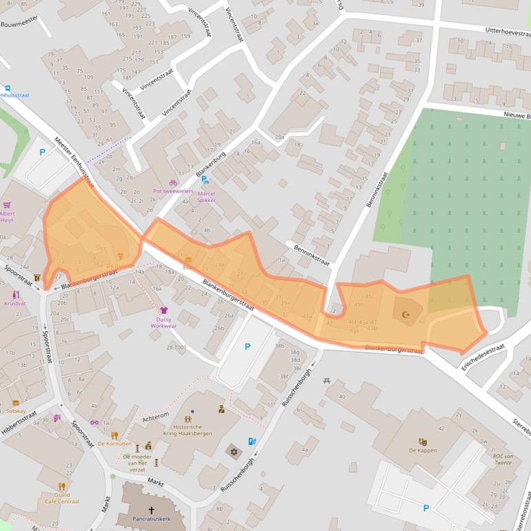 Kaart van postcodegebied 7481EA.