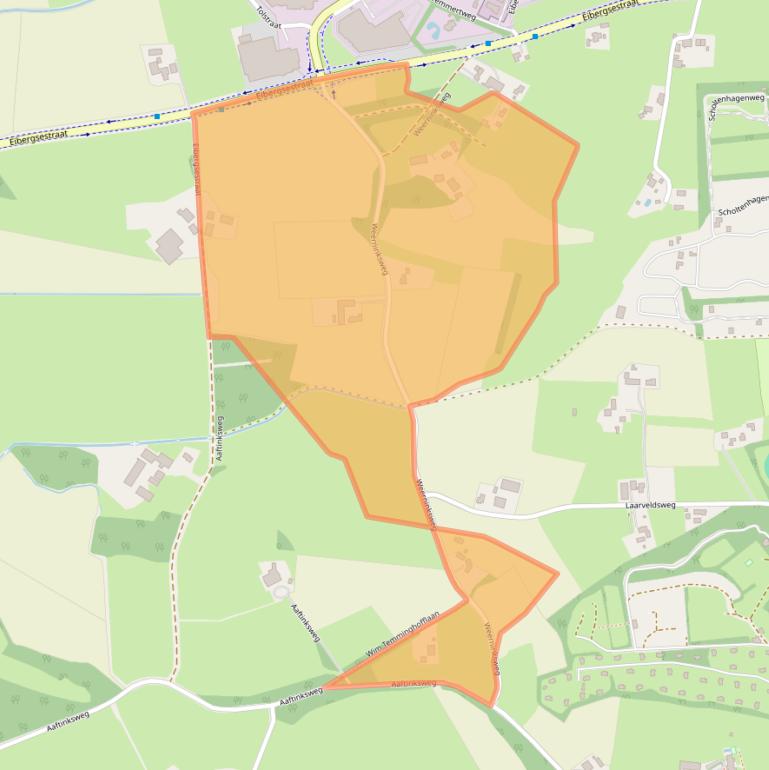 Kaart van postcodegebied 7481VS.