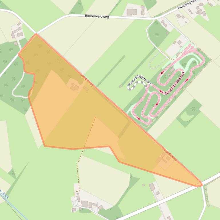 Kaart van postcodegebied 7482NL.