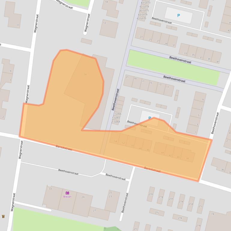 Kaart van postcodegebied 7482TW.