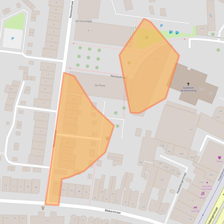 Kaart van postcodegebied 7513BW.