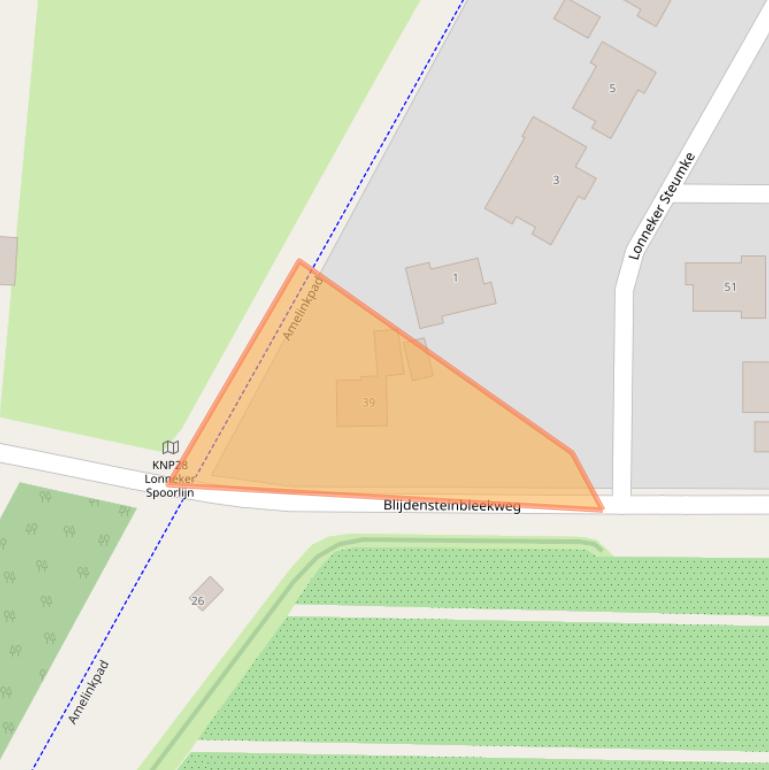 Kaart van postcodegebied 7524DC.