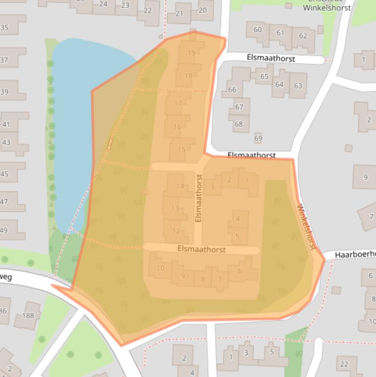Kaart van postcodegebied 7531LB.