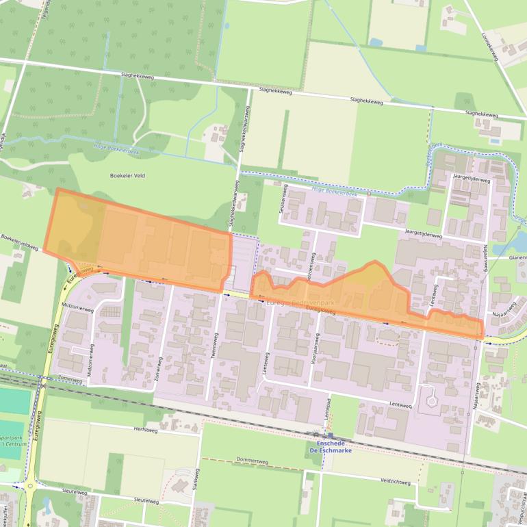 Kaart van postcodegebied 7532SM.