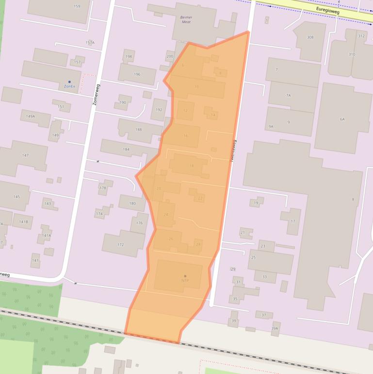 Kaart van postcodegebied 7532ST.