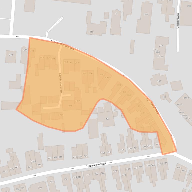 Kaart van postcodegebied 7533AW.