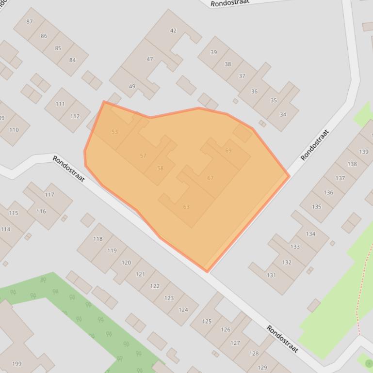 Kaart van postcodegebied 7534GJ.