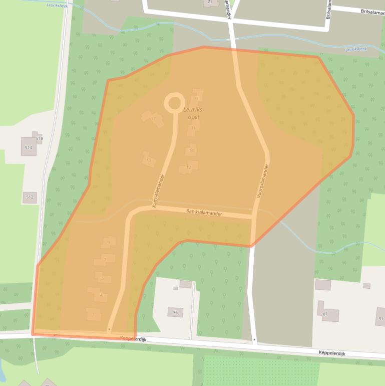 Kaart van postcodegebied 7534RB.