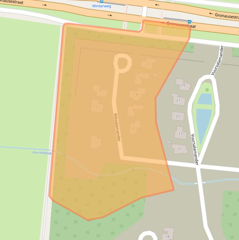 Kaart van postcodegebied 7534RD.