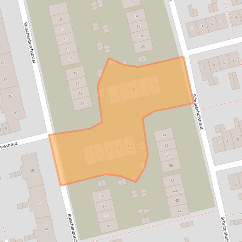 Kaart van postcodegebied 7541WW.