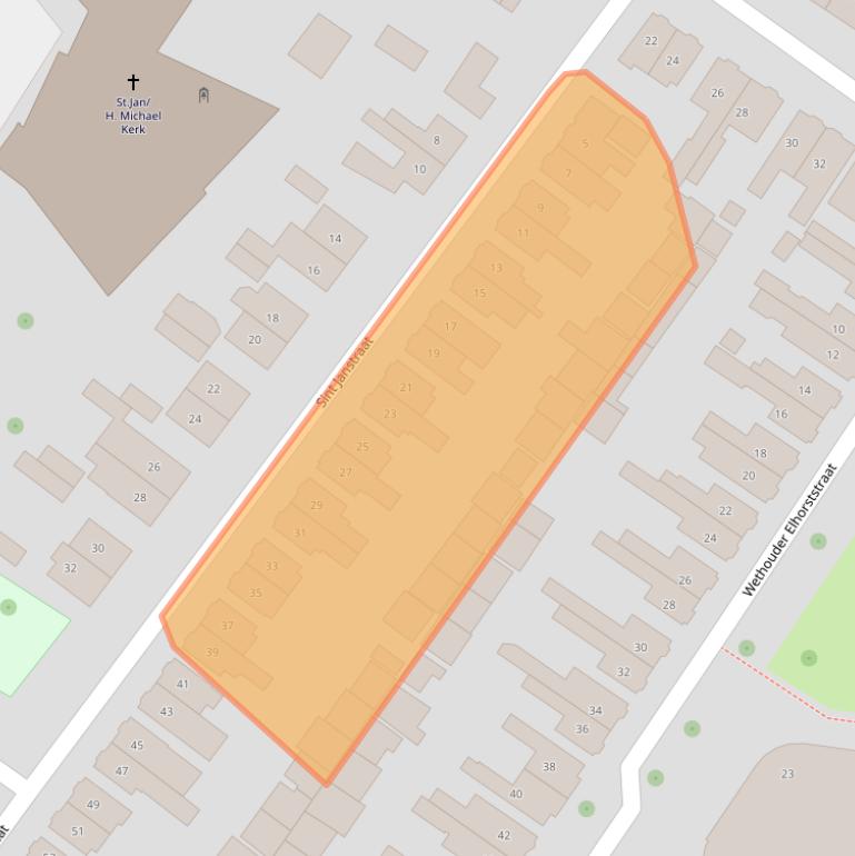 Kaart van postcodegebied 7543TH.