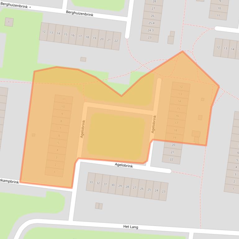 Kaart van postcodegebied 7544WL.