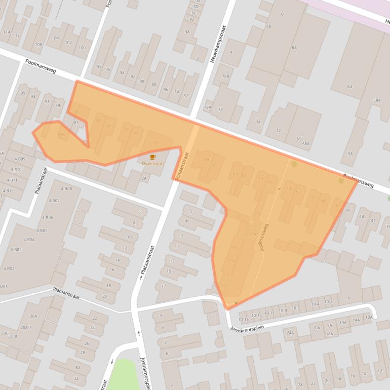Kaart van postcodegebied 7545LM.