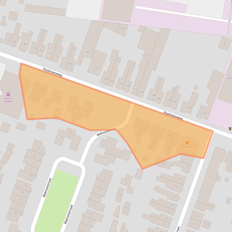 Kaart van postcodegebied 7545LP.