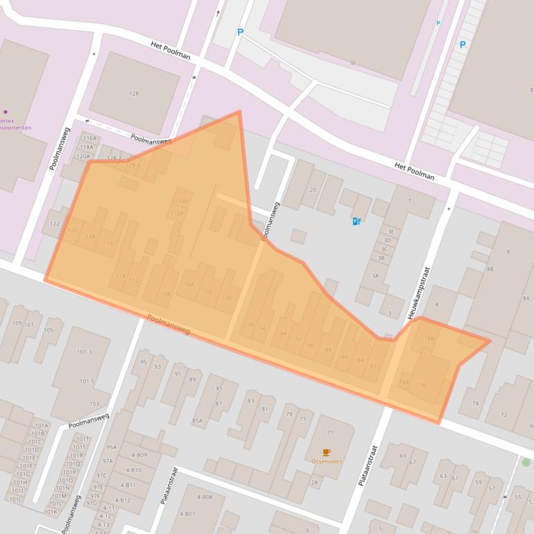 Kaart van postcodegebied 7545LT.