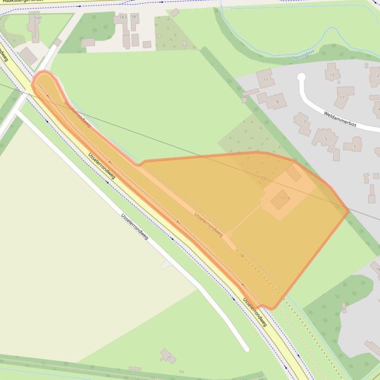 Kaart van postcodegebied 7545PZ.