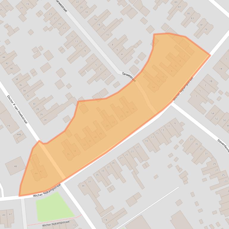 Kaart van postcodegebied 7545XT.