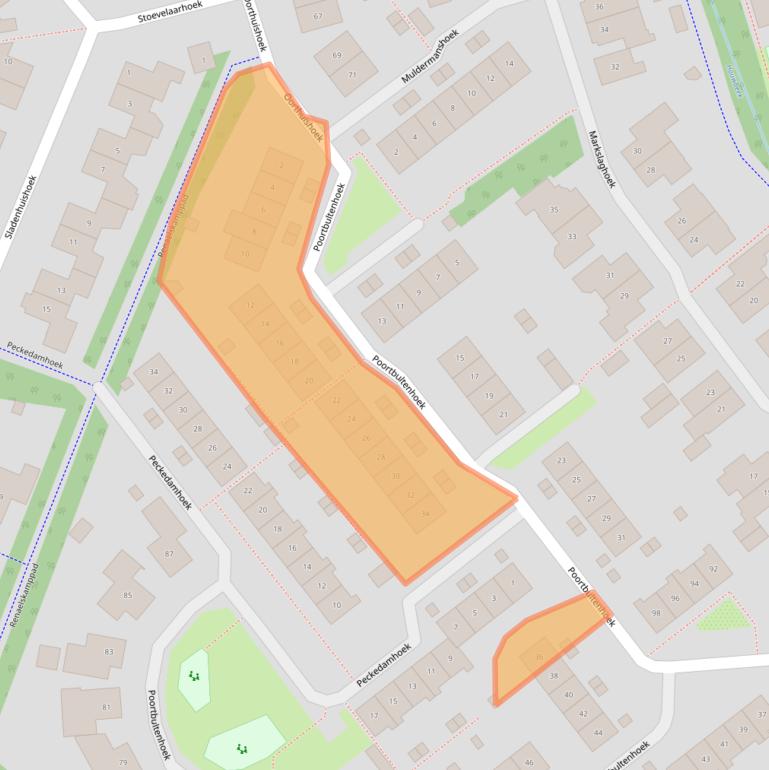 Kaart van postcodegebied 7546CV.