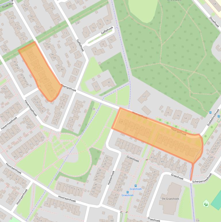 Kaart van postcodegebied 7546KG.