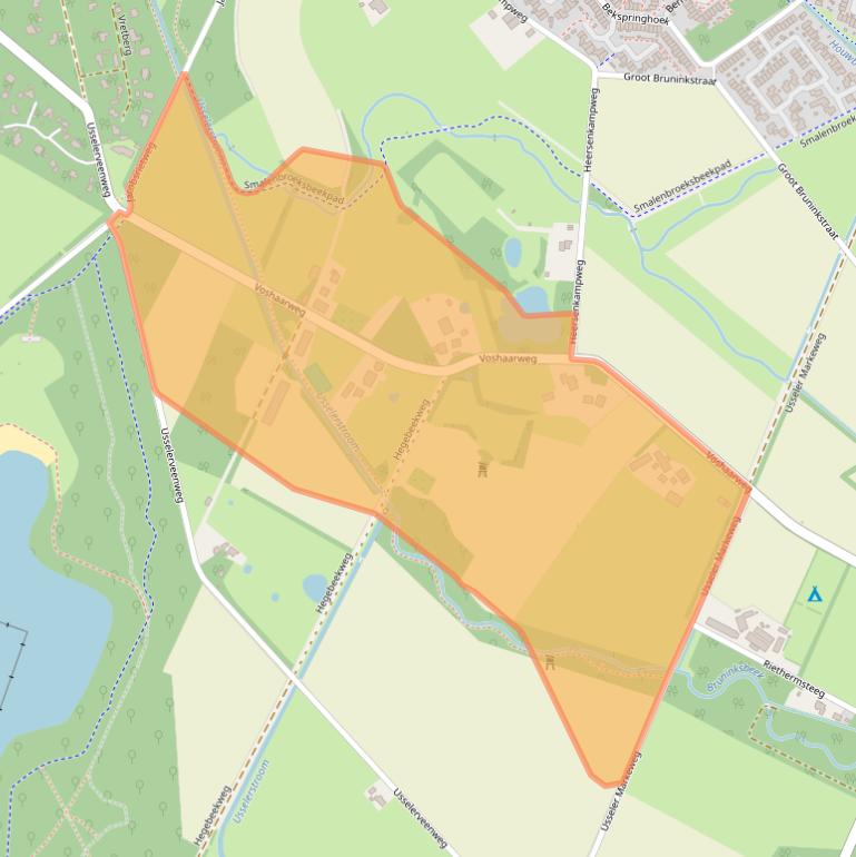 Kaart van postcodegebied 7546PH.