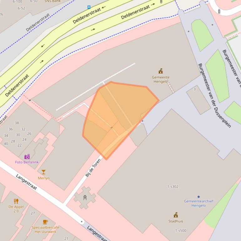 Kaart van postcodegebied 7551EA.