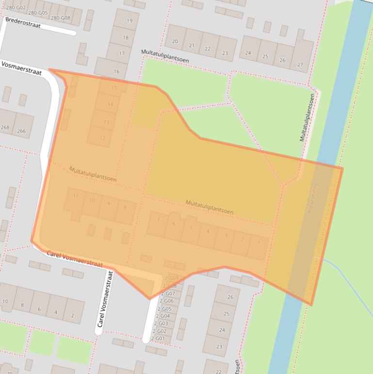 Kaart van postcodegebied 7552JK.