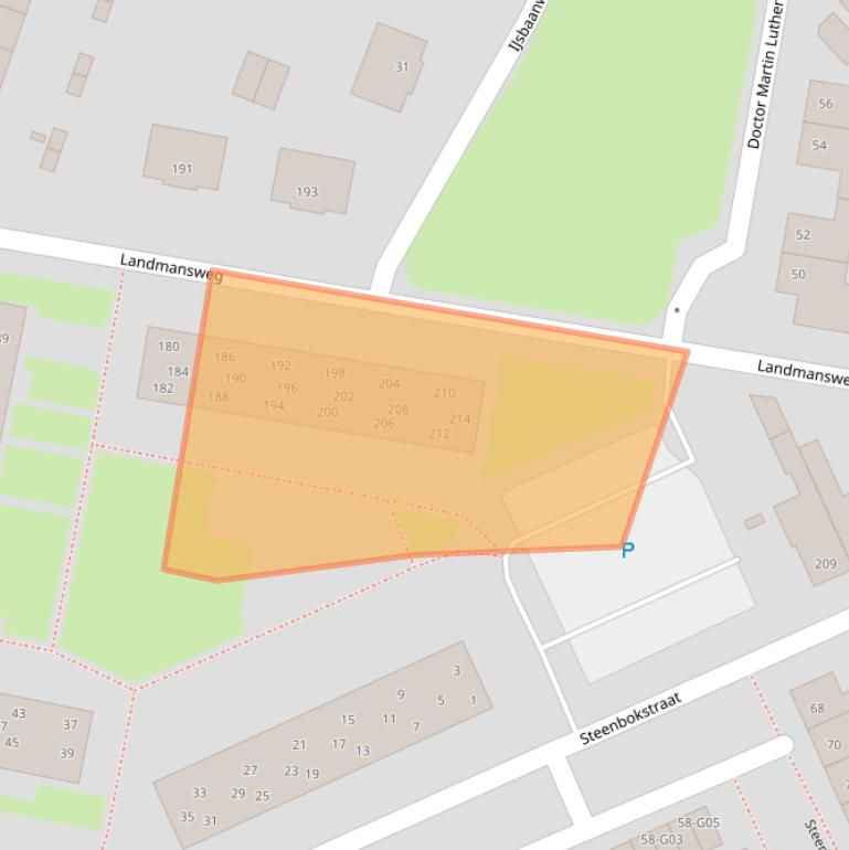 Kaart van postcodegebied 7557XL.