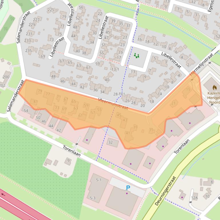 Kaart van postcodegebied 7559BV.