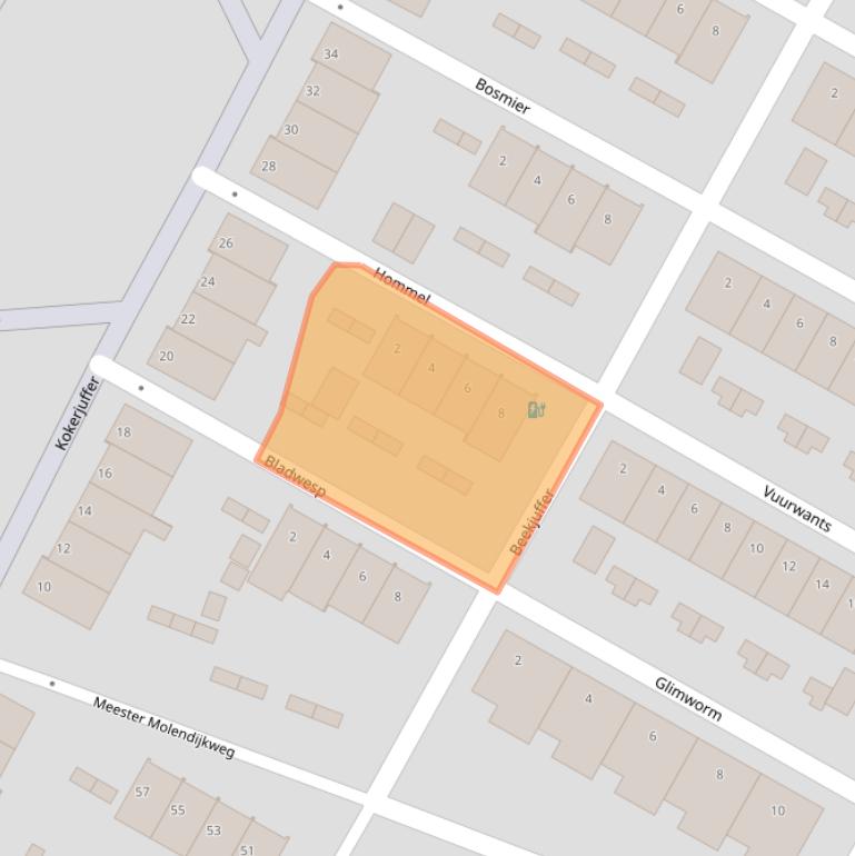 Kaart van postcodegebied 7559DL.