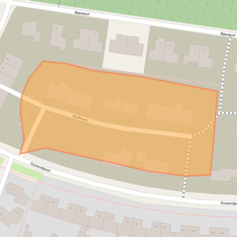 Kaart van postcodegebied 7559ET.