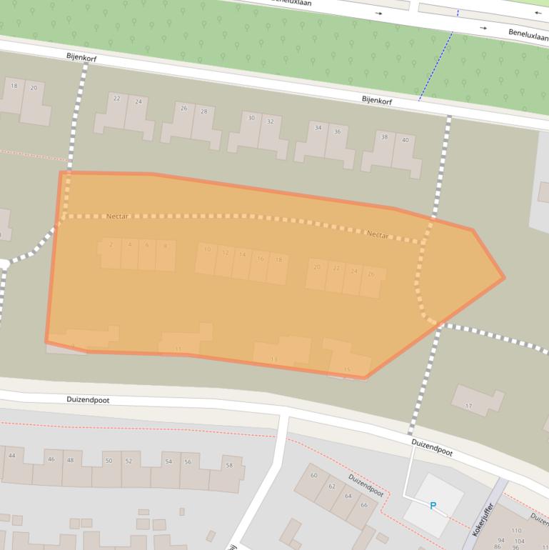Kaart van postcodegebied 7559EV.
