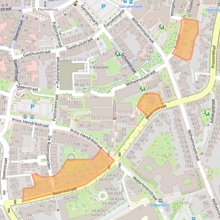 Kaart van postcodegebied 7571CA.