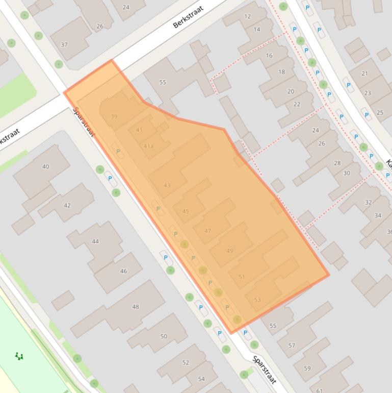 Kaart van postcodegebied 7572TN.