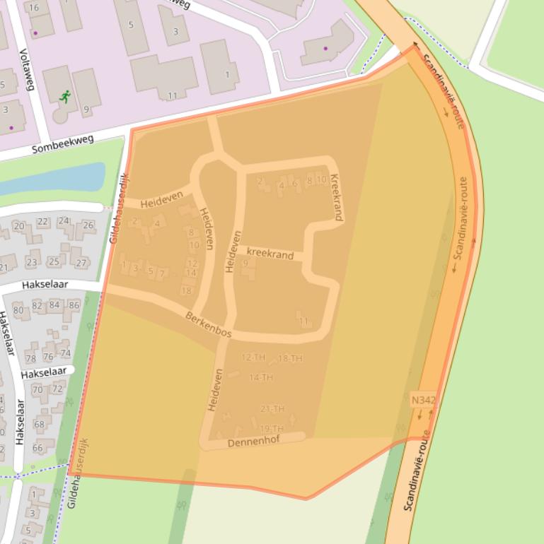 Kaart van postcodegebied 7591SL.