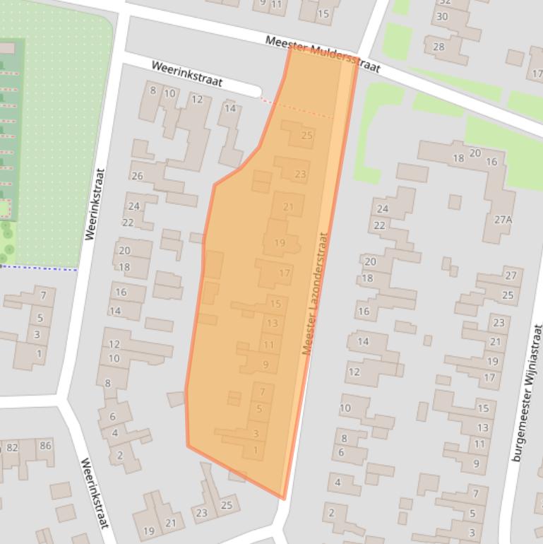 Kaart van postcodegebied 7591VW.