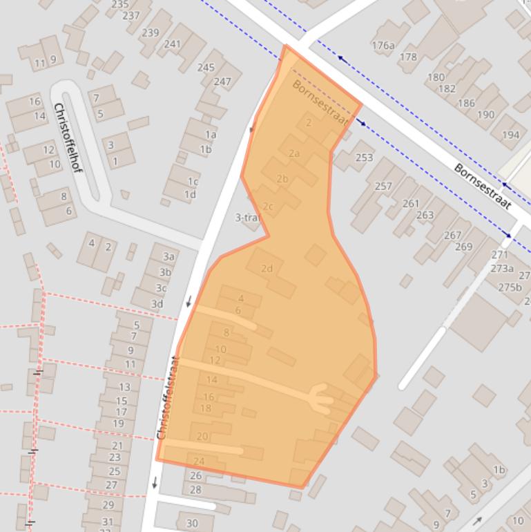 Kaart van postcodegebied 7601GD.