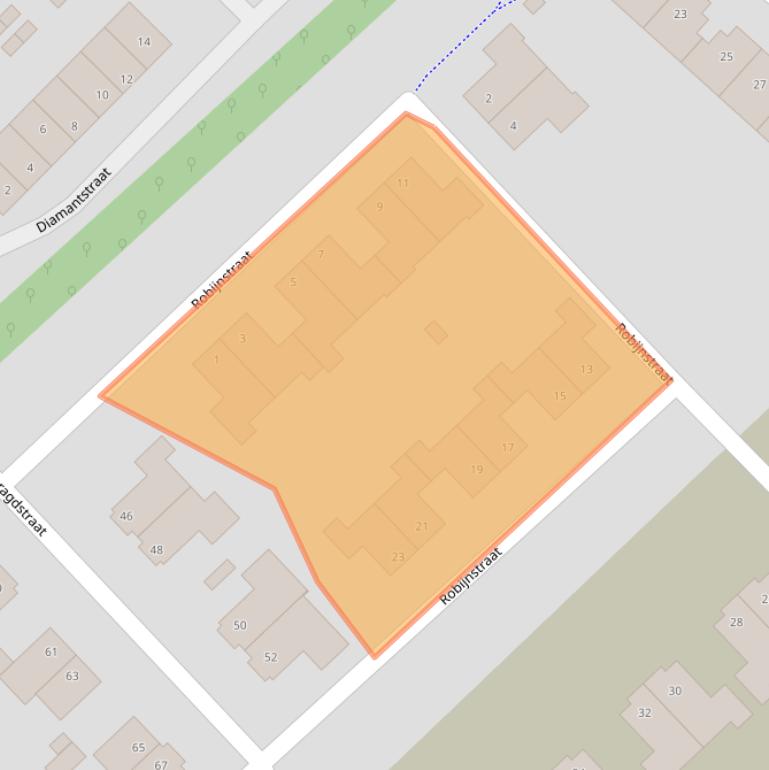 Kaart van postcodegebied 7601HM.