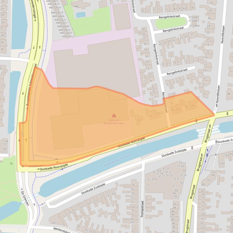 Kaart van postcodegebied 7602HR.