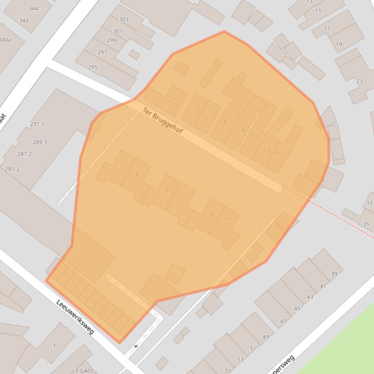 Kaart van postcodegebied 7603AZ.