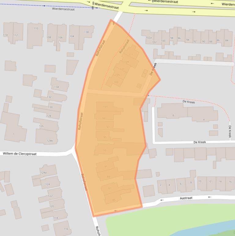 Kaart van postcodegebied 7604AL.